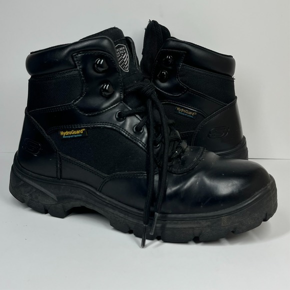 Skechers Wascana Benen Tactical Relaxed Fit Work Boots‎ Men\'s 7 Waterproof Black main image 5